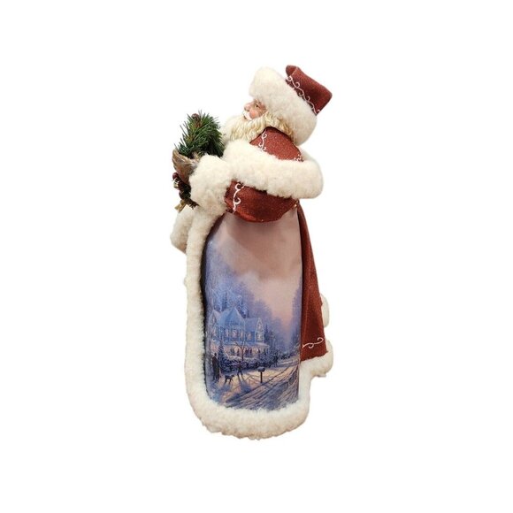 Thomas Kinkade OLD WORLD CHRISTMAS JOURNEY'S END 8" Santa Claus Figurine 37335 - Picture 4 of 10